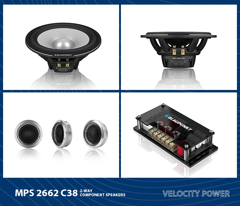 德國(guó)（藍(lán)寶BLAUPUNKT）MPS 2662 C38 新旗艦高端兩分頻